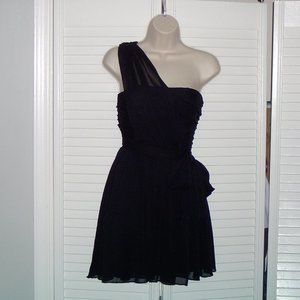 Kate Moss Junior Size 2 Black Chiffon, Lined Dress